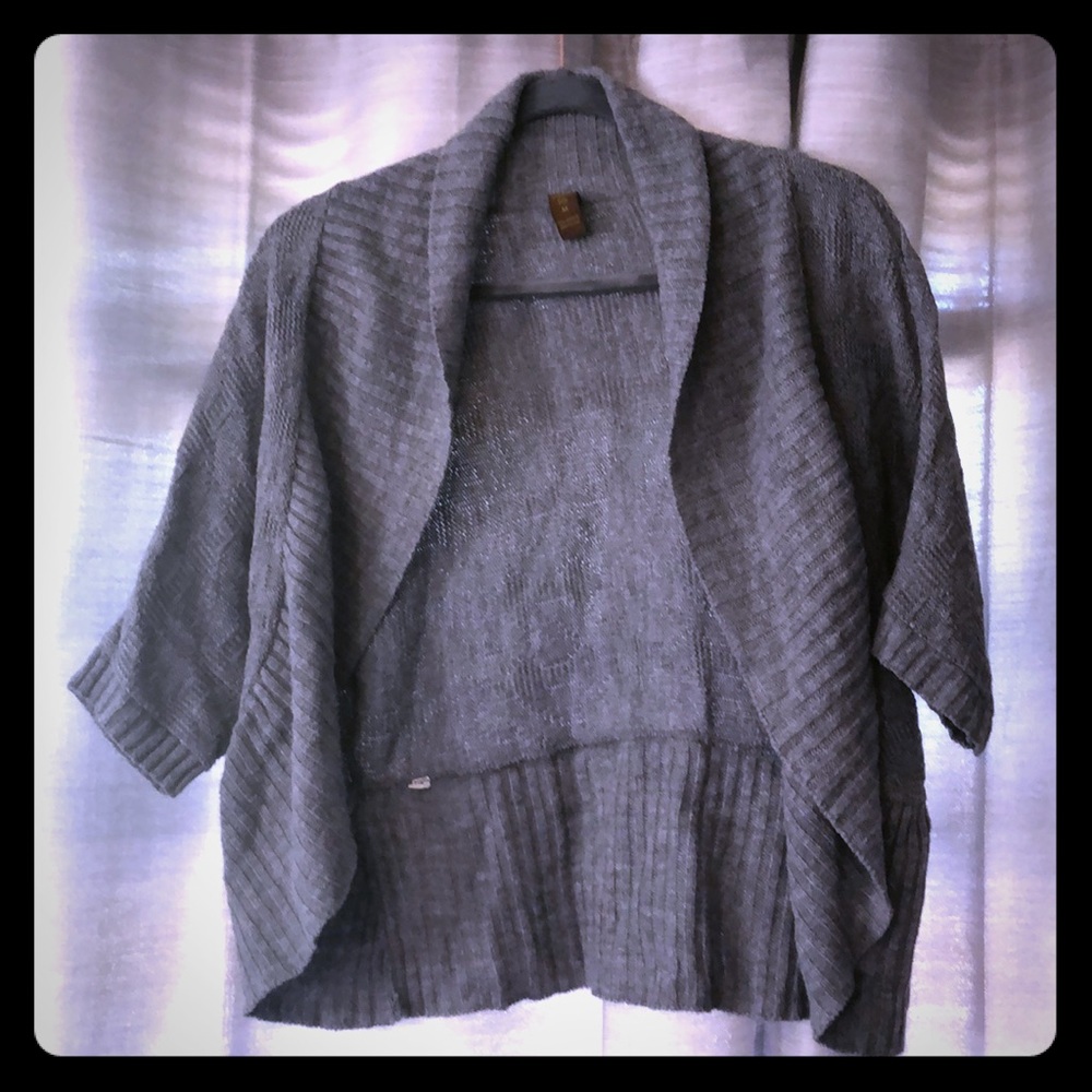 Copper Key Cropped Grey Sweater